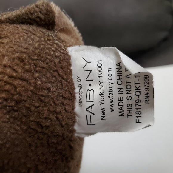 Plush Rhino Coin Bank - Brown - FAB NY - Picture 8 of 8